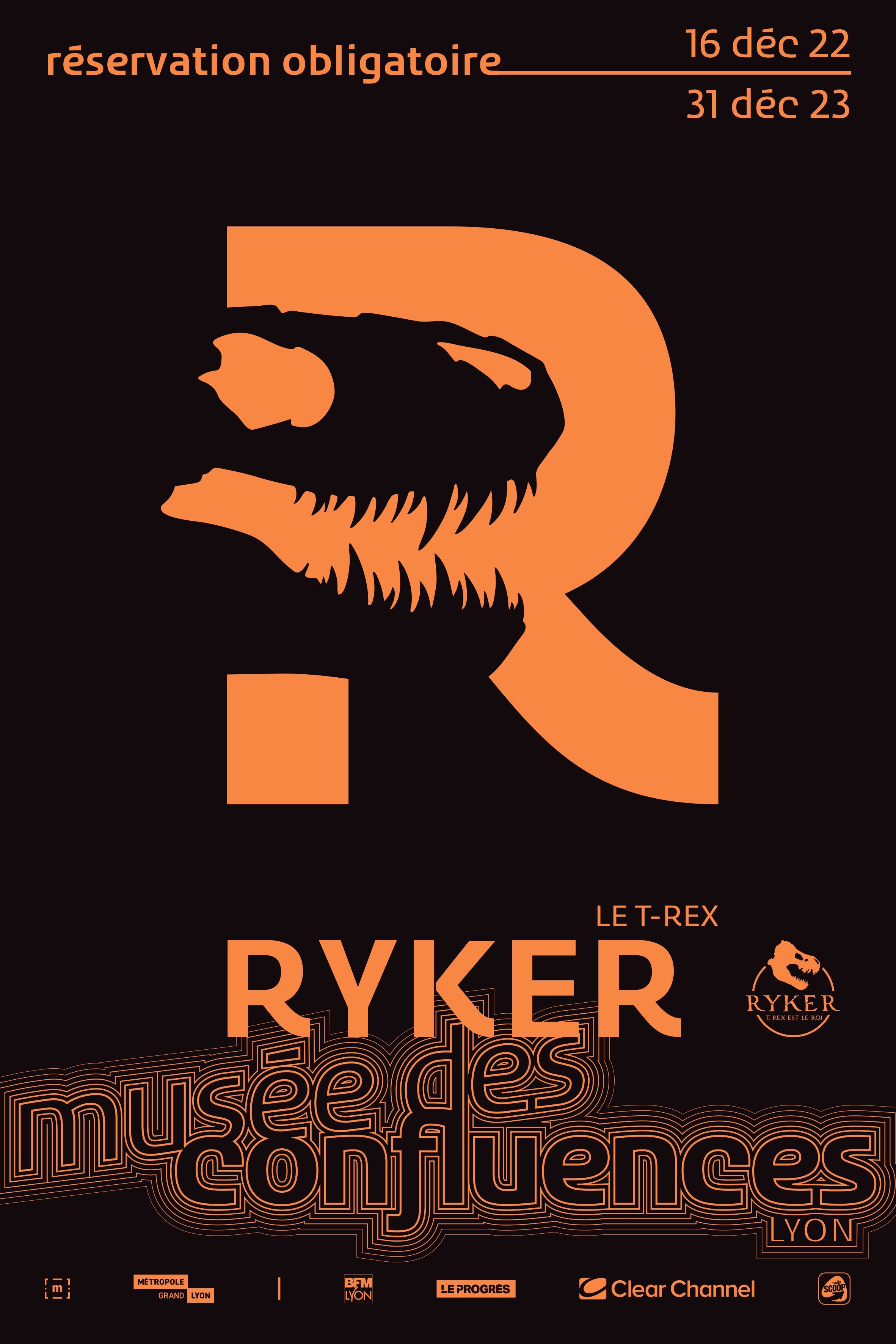 Ryker, un Tyrannosaurus rex au musée des Confluences à Lyon