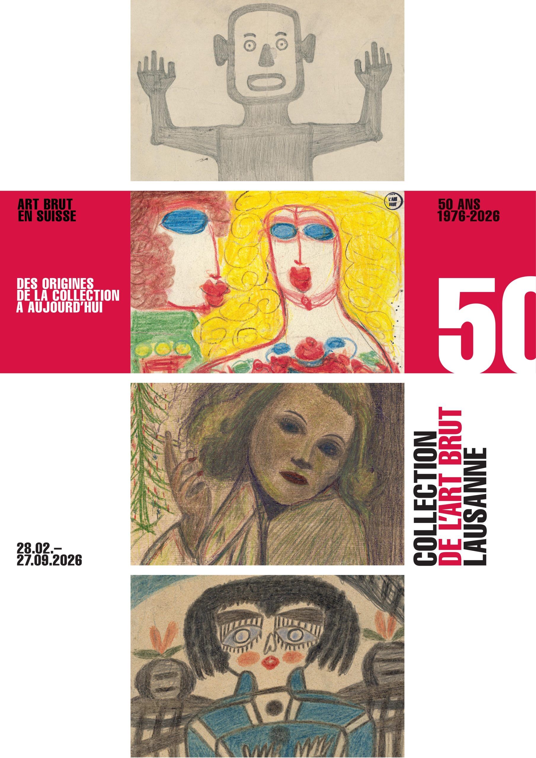 50 ANS DE LA COLLECTION DE L’ART BRUT