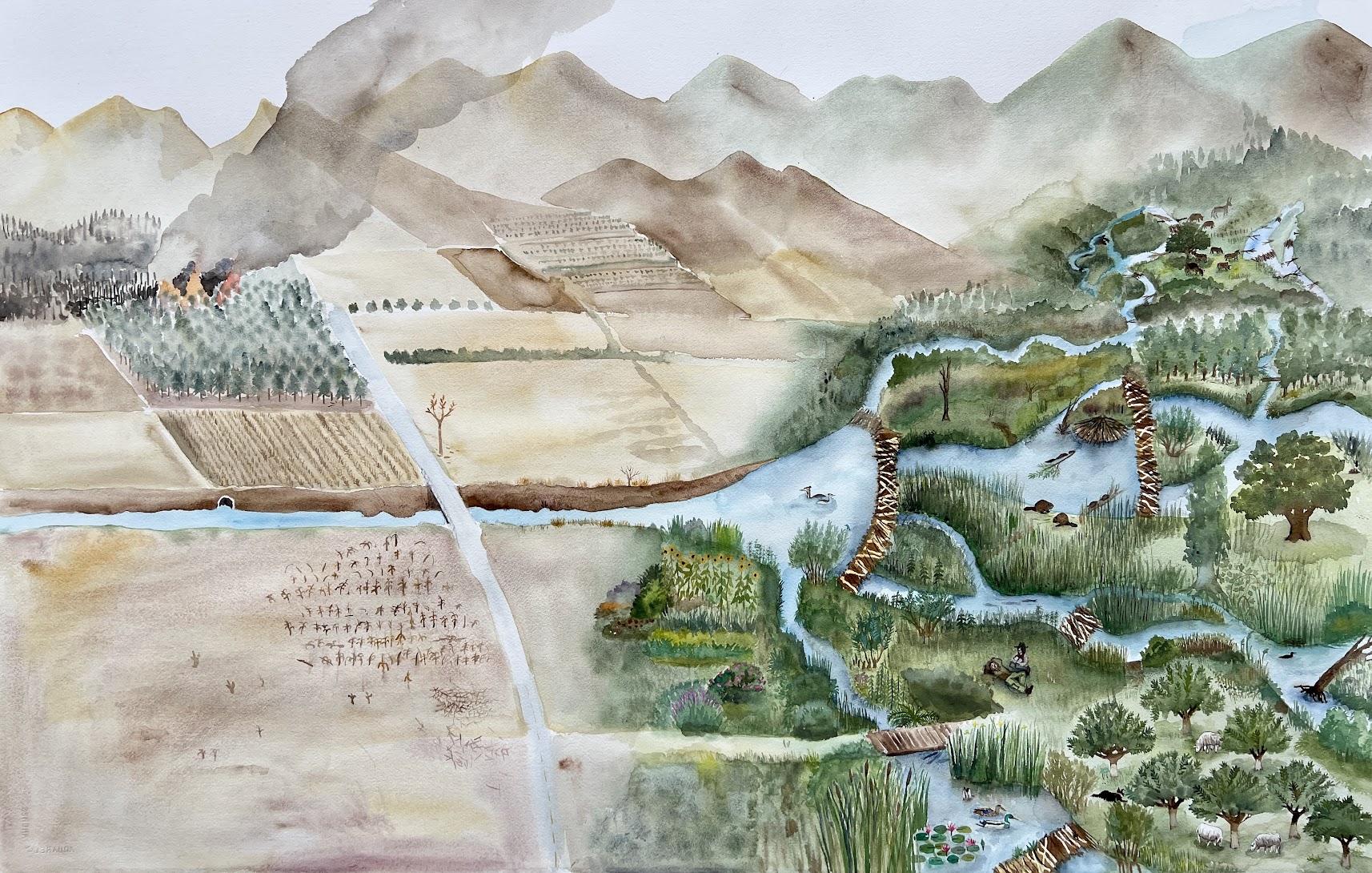 Suzanne Husky, Le temps profond des rivières